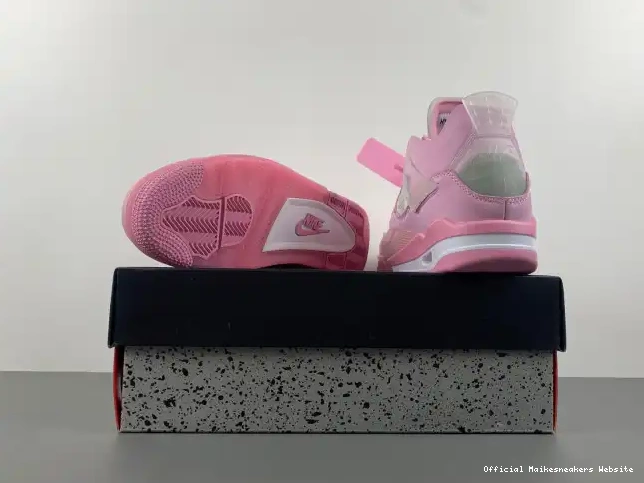 Official Maikesneakers PINK OFF-WHITE X 4 JORDAN 0429
